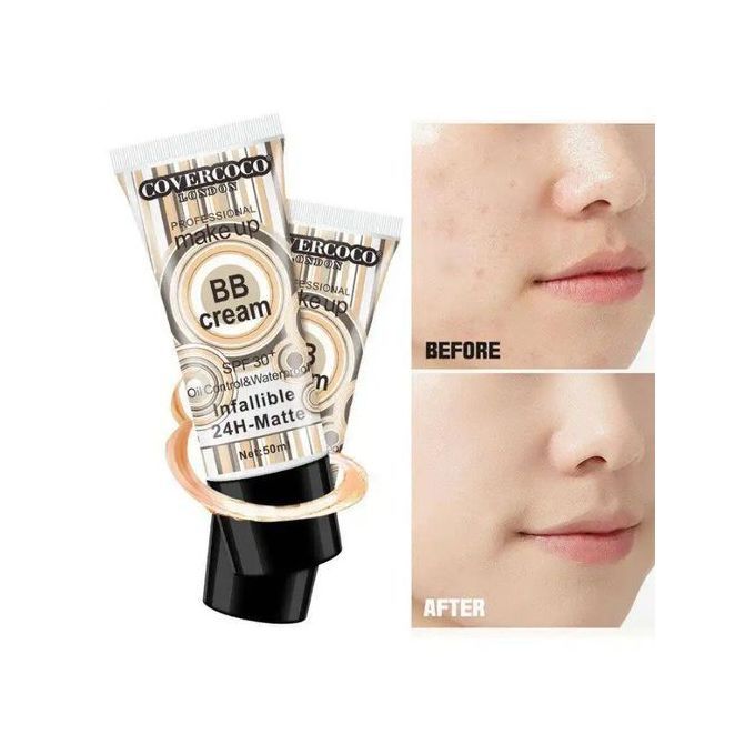 Makeup BB Cream Spf30+ Oil Control & Waterproof 24H - Matte