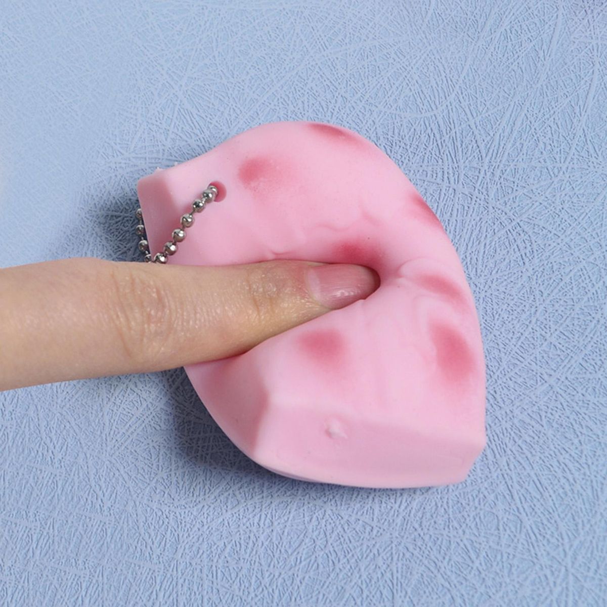 Rice Cake Toy Squeezing Rice Cake Fidget Squishes Toys Pink