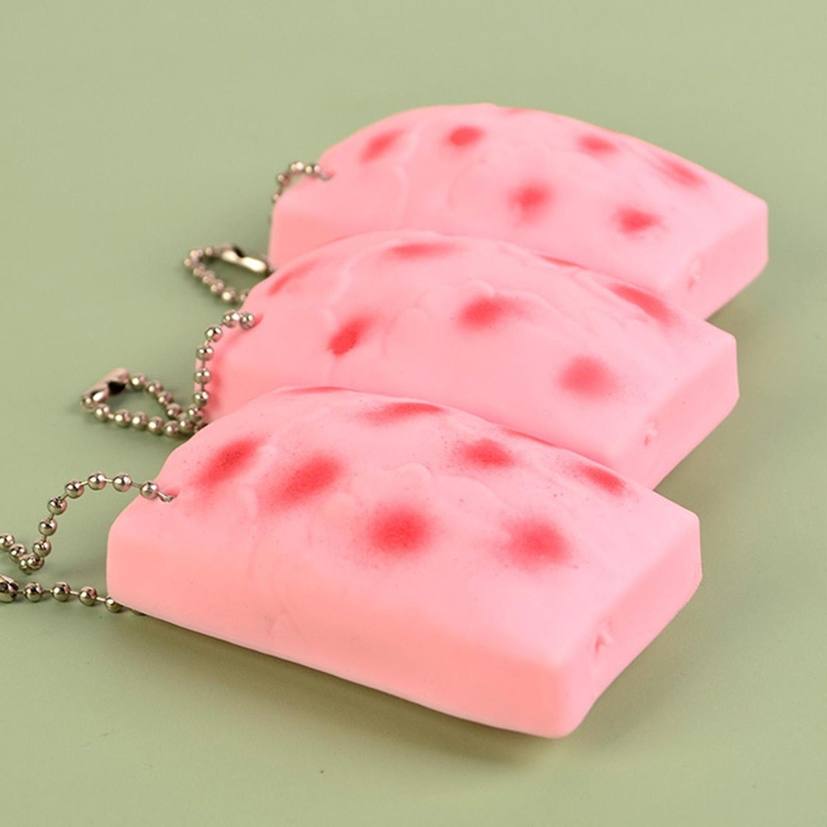 Rice Cake Toy Squeezing Rice Cake Fidget Squishes Toys Pink