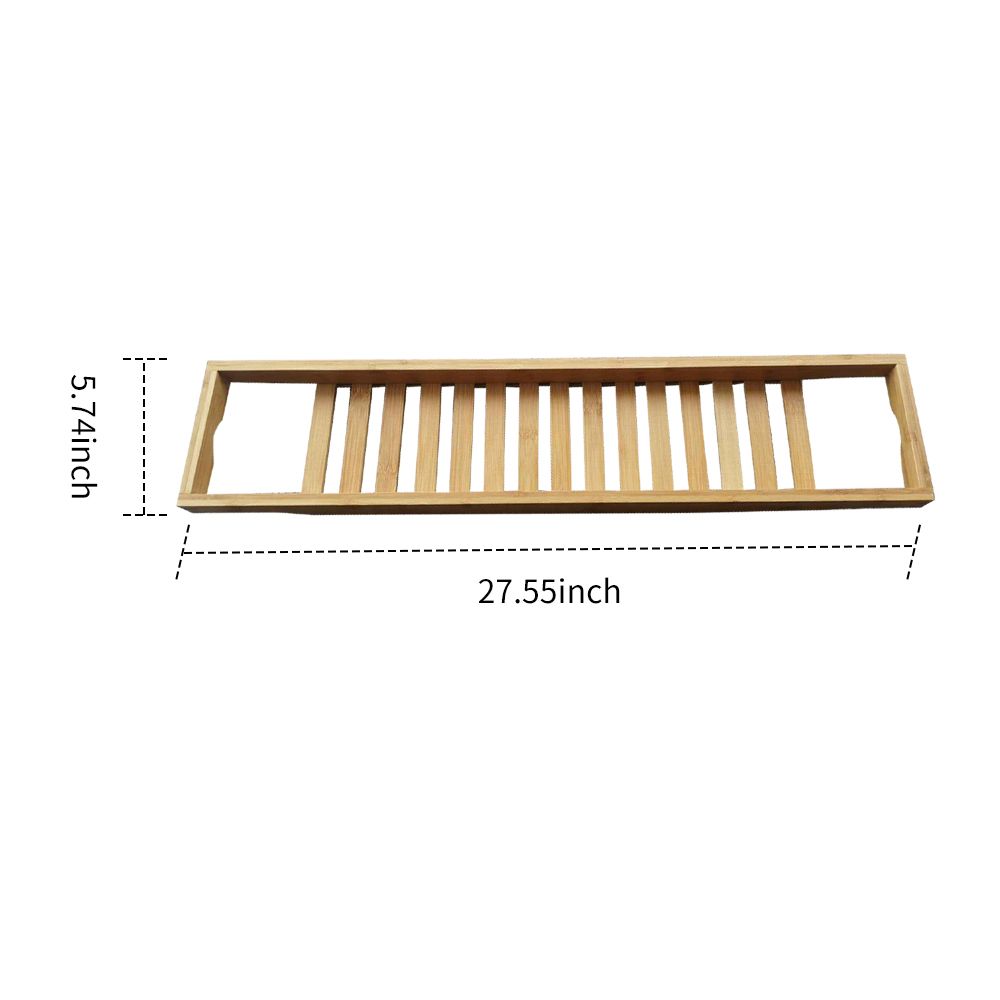Bathtub Caddy Tray Bamboo Spa Bathtub Caddy Organizer Soap