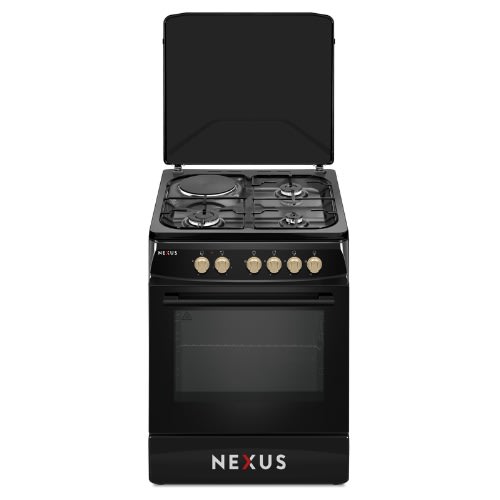 Nexus - 3 Gas + 1 Electric Cooker - 60x60