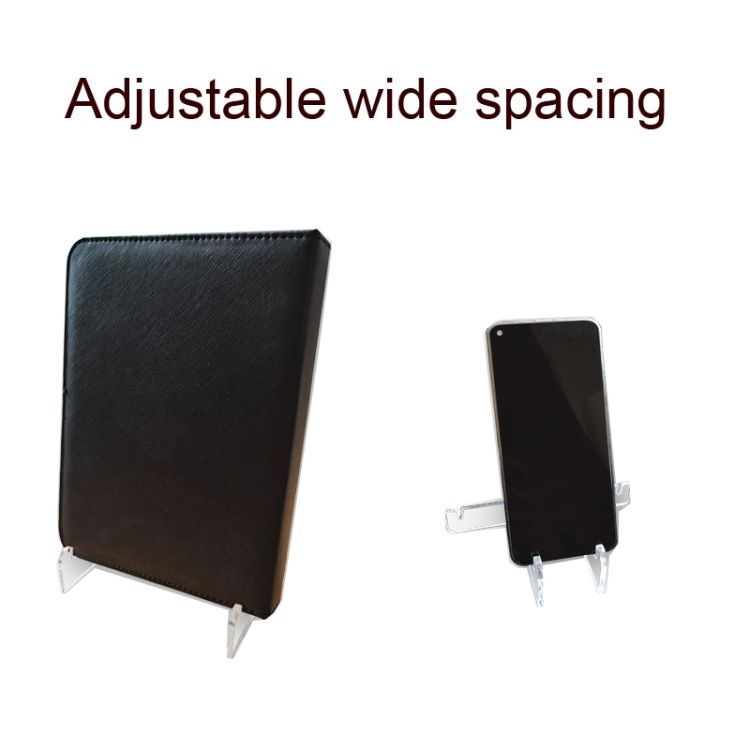2 PCS Acrylic Bookshelf Transparent Book Display Stand Picture Frame Stand