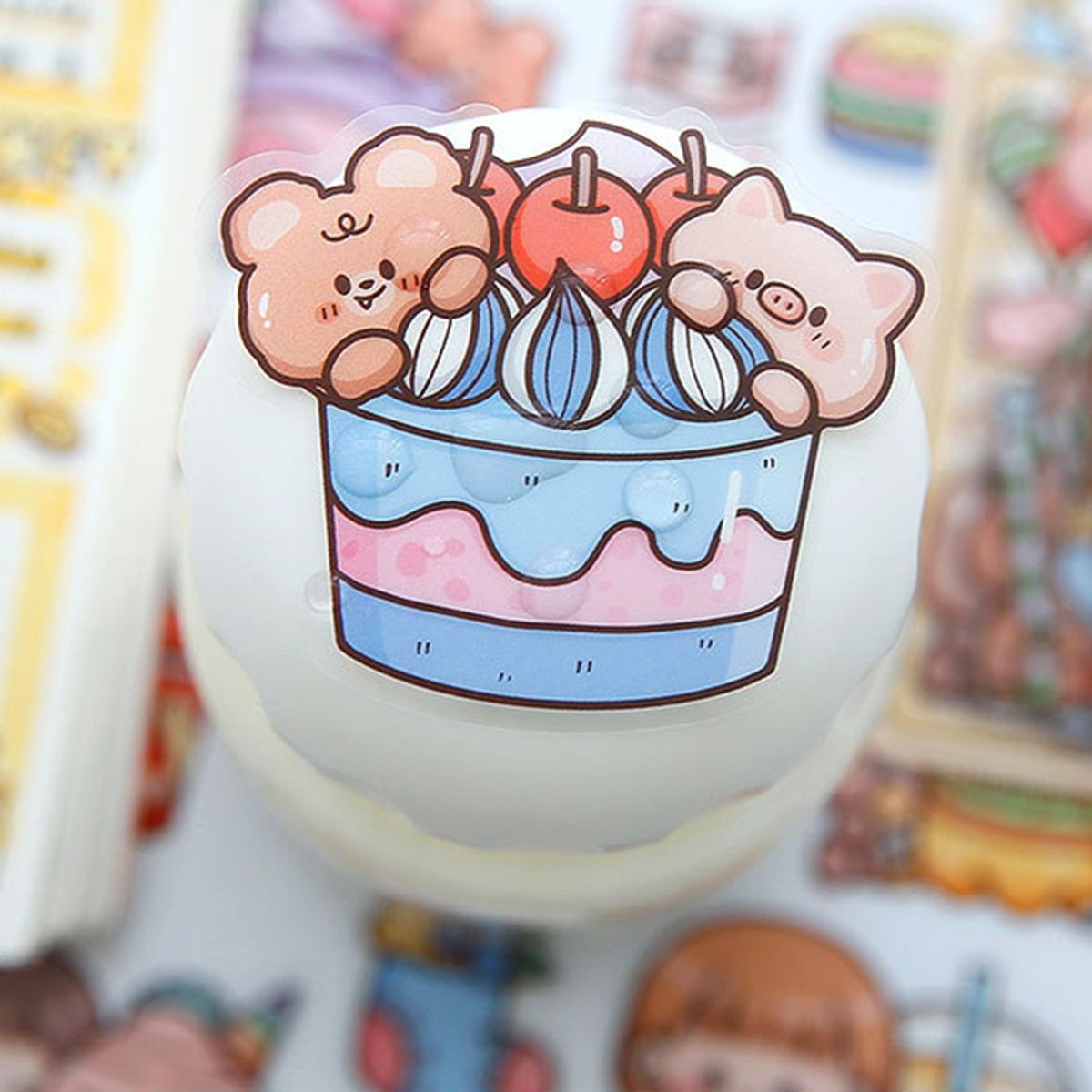 40Pcs Laptop Stickers Cartoon Decal Hand Account Journal B