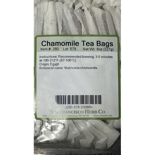 Chamomile Bulk Tea Bags 8oz 135 Teabags