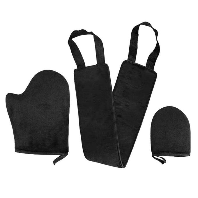 Self   Tanning   3   In   1   Body   Mitt   Applicator     Black