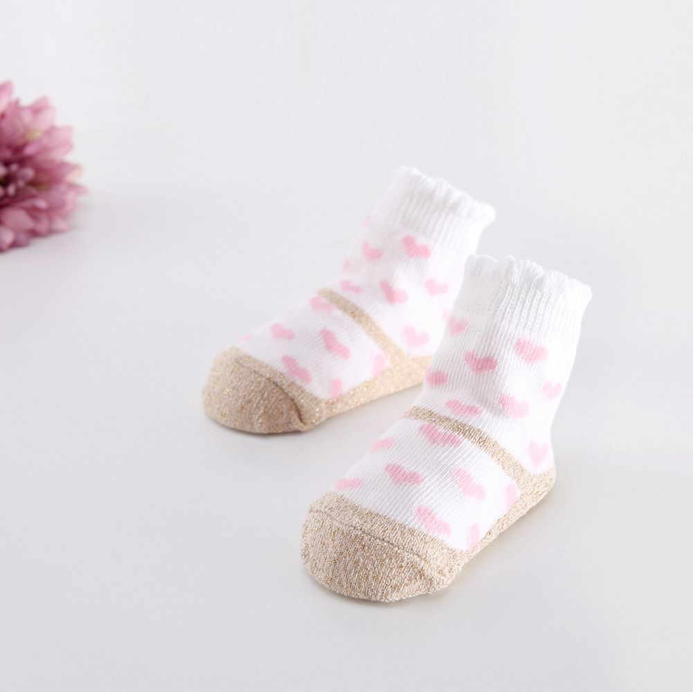 Baby Girls Socks Princess Cute Cotton Newborn Socks 3pcs