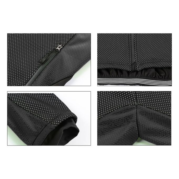 Cycling Jacket Bicycle Breathable Softshell Fleece Lining XL