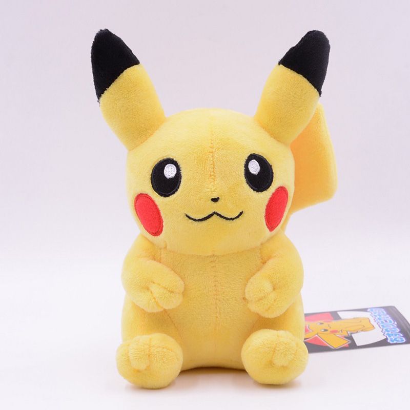 20cm Tomy Pokemon Pet Figures Pichu Cartoon Plush Kawaii