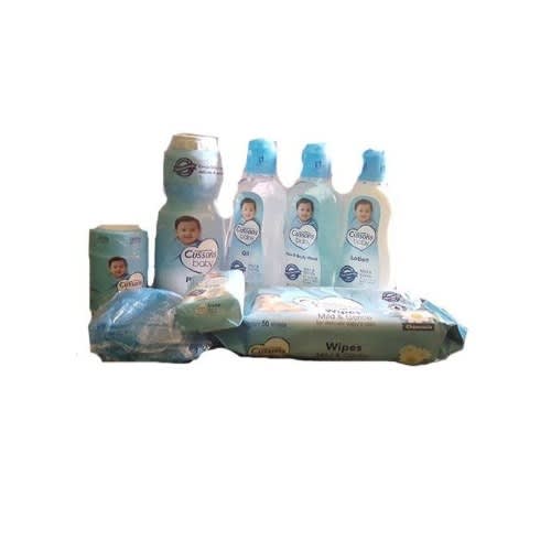 Cussons Baby Mild & Gentle Bathing Needs Gift Set - 7 Pieces