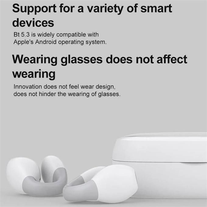 2023 New Wireless Bluetooth Bone Conduction Headphones Sports Ear Clip Headphones
