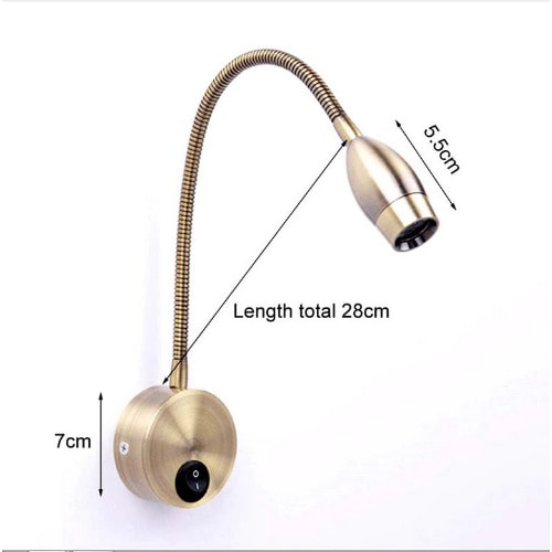 Unique Bedside Wall LED Lamp