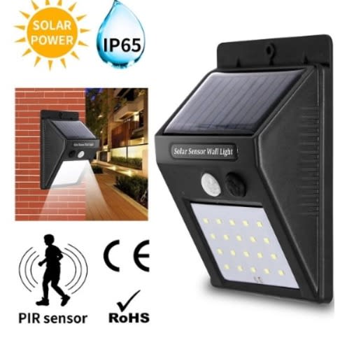 Wireless Smart Solar Wall Lamp