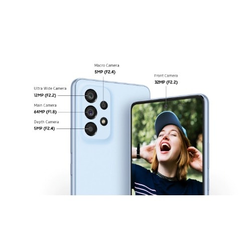 Galaxy A53 5G - 6.46"Super Amoled - 8GB RAM - 256GB ROM - 64MP - Dual Sim - 5000mAh - Blue