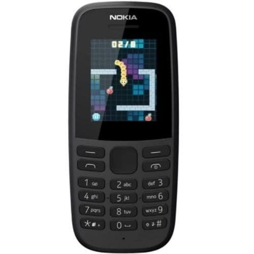 105 -Single Sim - Led Torch Phone - Black