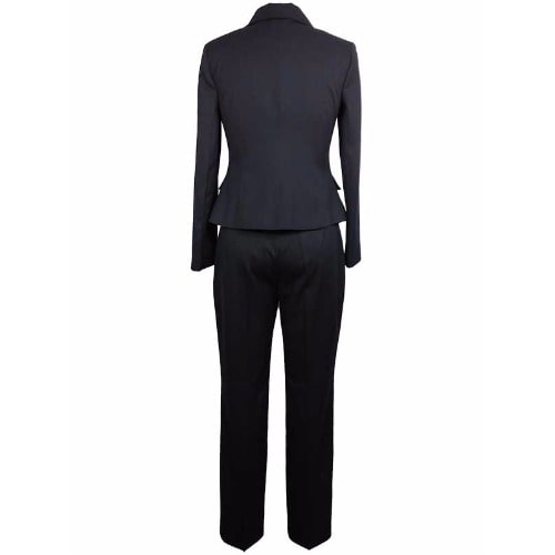 Co-operate Designer Trouser Suit - Navy Blue