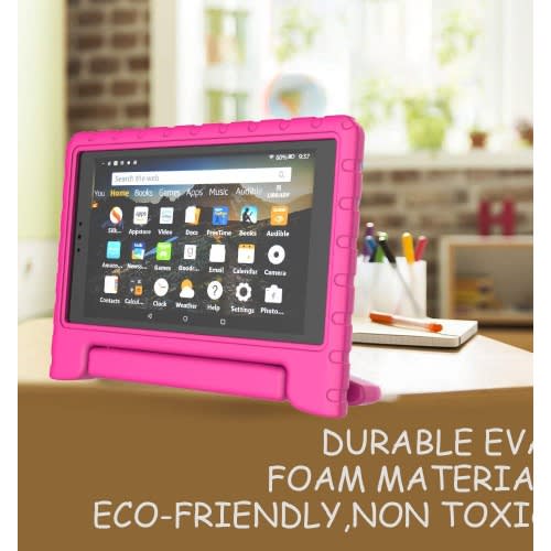32gb Storage Fire Hd 8 Tablet With Alexa - 8" - 2gb Ram + Pink Flexible Proof Case