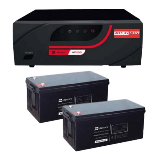 Complete Set Of 1.6kva Pure Sine Wave Inverter With 2 Of 200amps Batteries