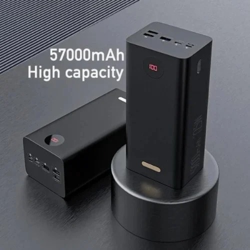 Power Bank With Display - Pea57 - 22.5W - 57000mAh