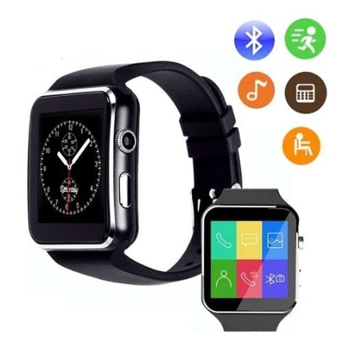 X6 Smartwatch With Bluetooth & Camera
