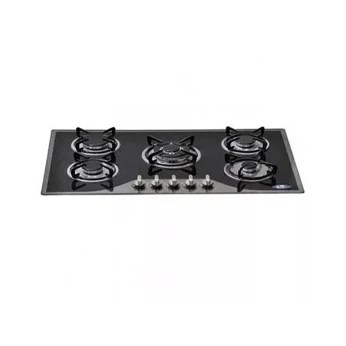 5 Burner Built-in Gas Cooker Glass