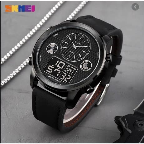 Men's Sport Digital Waterproof Watch - Black
