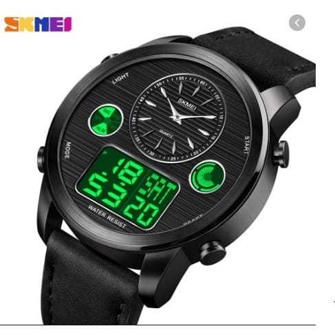 Men's Sport Digital Waterproof Watch - Black
