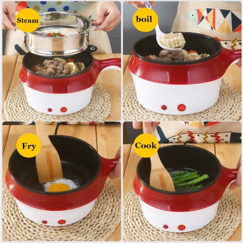 Multifunctional Non-stick Cooker-22cm With Steamer