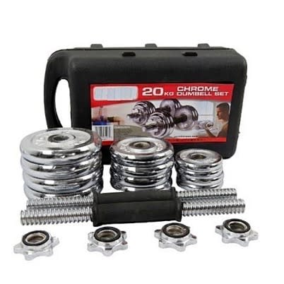 20 Kg Dumbbell Gym Weights With Carrier Case