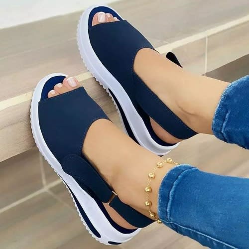 Ladies Easy Wear Sandal - Black