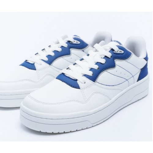 Ladies High Top Sneakers- Blue