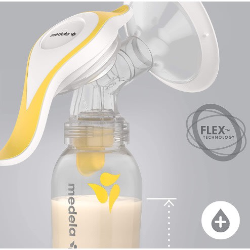 Manual Harmony Single Hand Breast Pump With Flex Shields For Comfort And Expressing - 6  count
