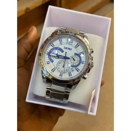 Men's Quartz Stainless Steel Watch Water Resistant