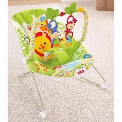 Rainforest Friends Baby Bouncer - Multicolour