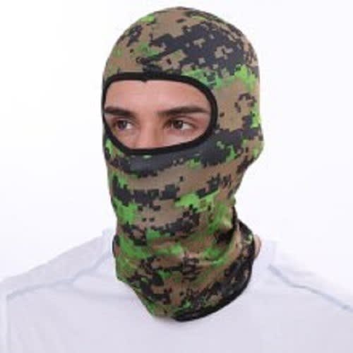 Cycling Full Face Sunshade Cover Cap Headscarf Band -digi Green