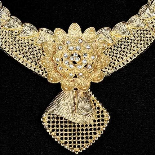 4 In 1 Necklace Jewelry For Women - Gold