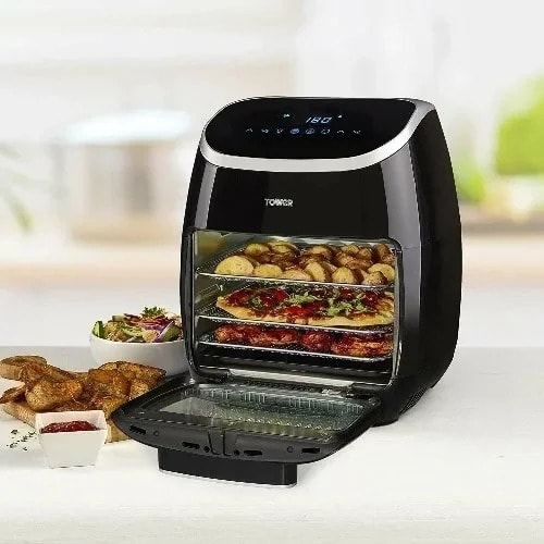 T17039 Vortx 5-in-1 Digital Air Fryer Oven With Rapid Air Circulation -2000W