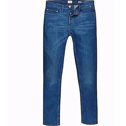Men's Straight Cut Blue Jeaan