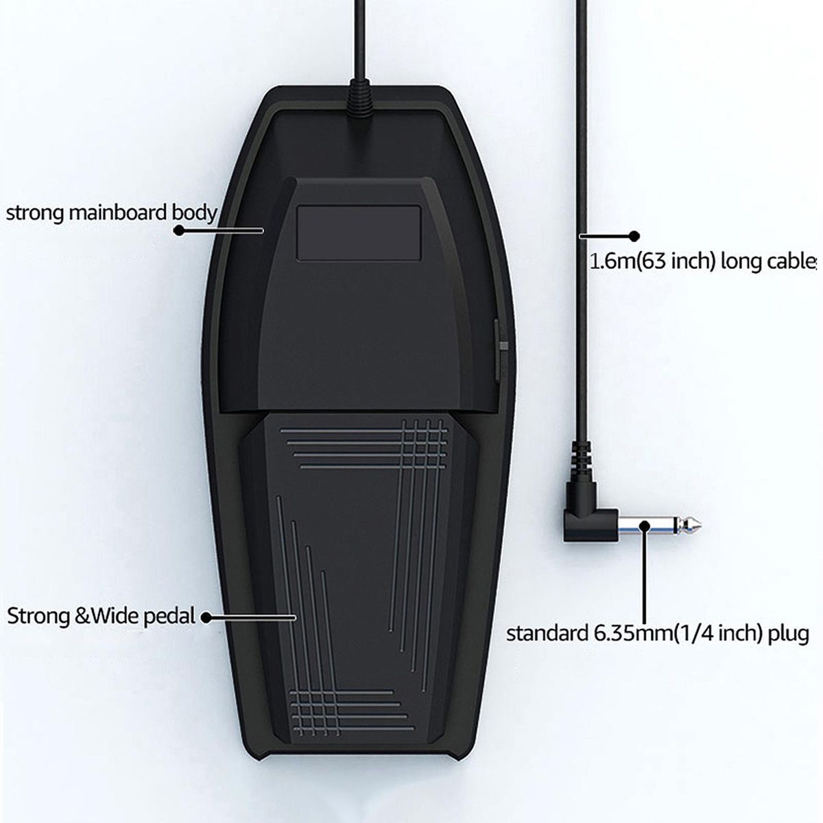 Electric Piano Sustain Foot Pedal Sustain Piano Pedal For Yamaha