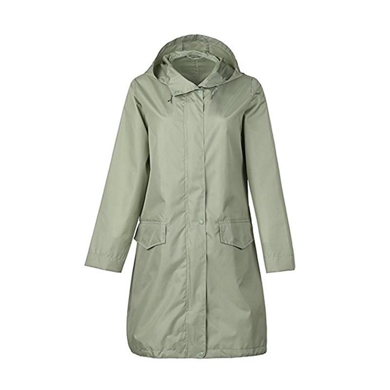 Ladies Rain Coat Breathable Ladies Long Raincoats