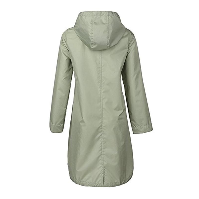 Ladies Rain Coat Breathable Ladies Long Raincoats