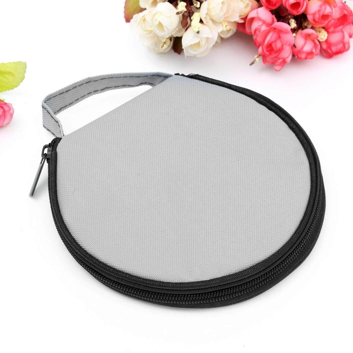 Hot 1PCS 20 Disc CD DVD Case Storage Holder Carry Case Organizer CD DVD Sleeve Wallet Cover Bag Box Holder DJ Storage Cover Grey Grey