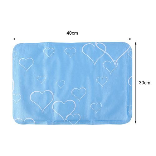 PVC Ice Pad Cushion Multifunctional Ice Pad Mattress Summer Season Cooling Blue