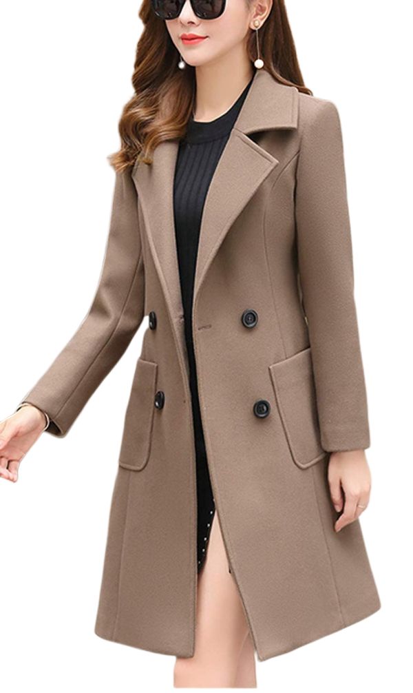 Women Autumn Winter Fashion Korean Wool Coat