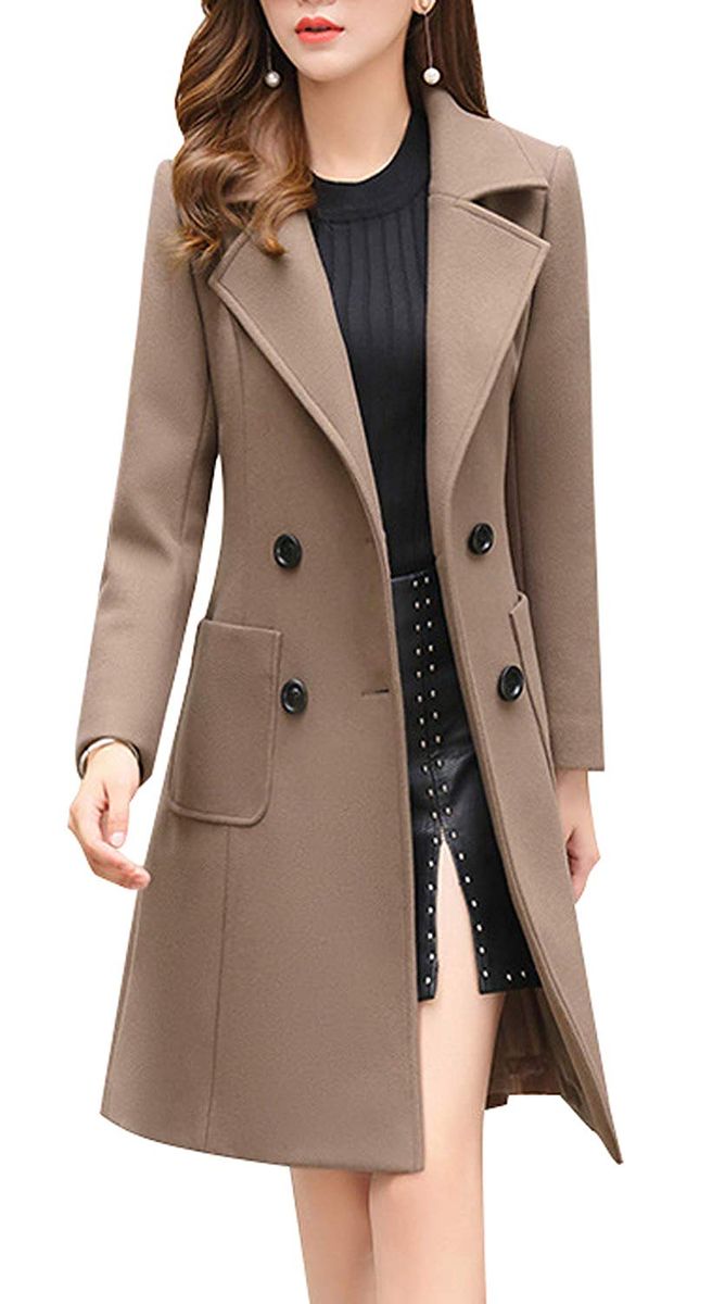 Women Autumn Winter Fashion Korean Wool Coat