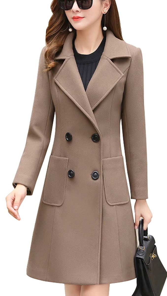 Women Autumn Winter Fashion Korean Wool Coat