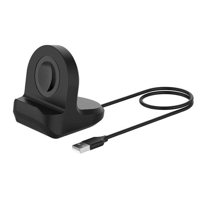 USB Charging Dock Cradle For Galaxy Watch Active Smart Watch Black