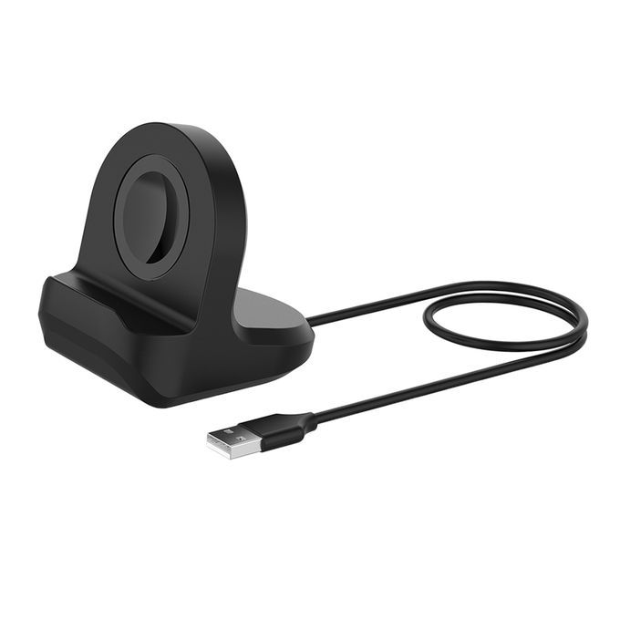 USB Charging Dock Cradle For Galaxy Watch Active Smart Watch Black