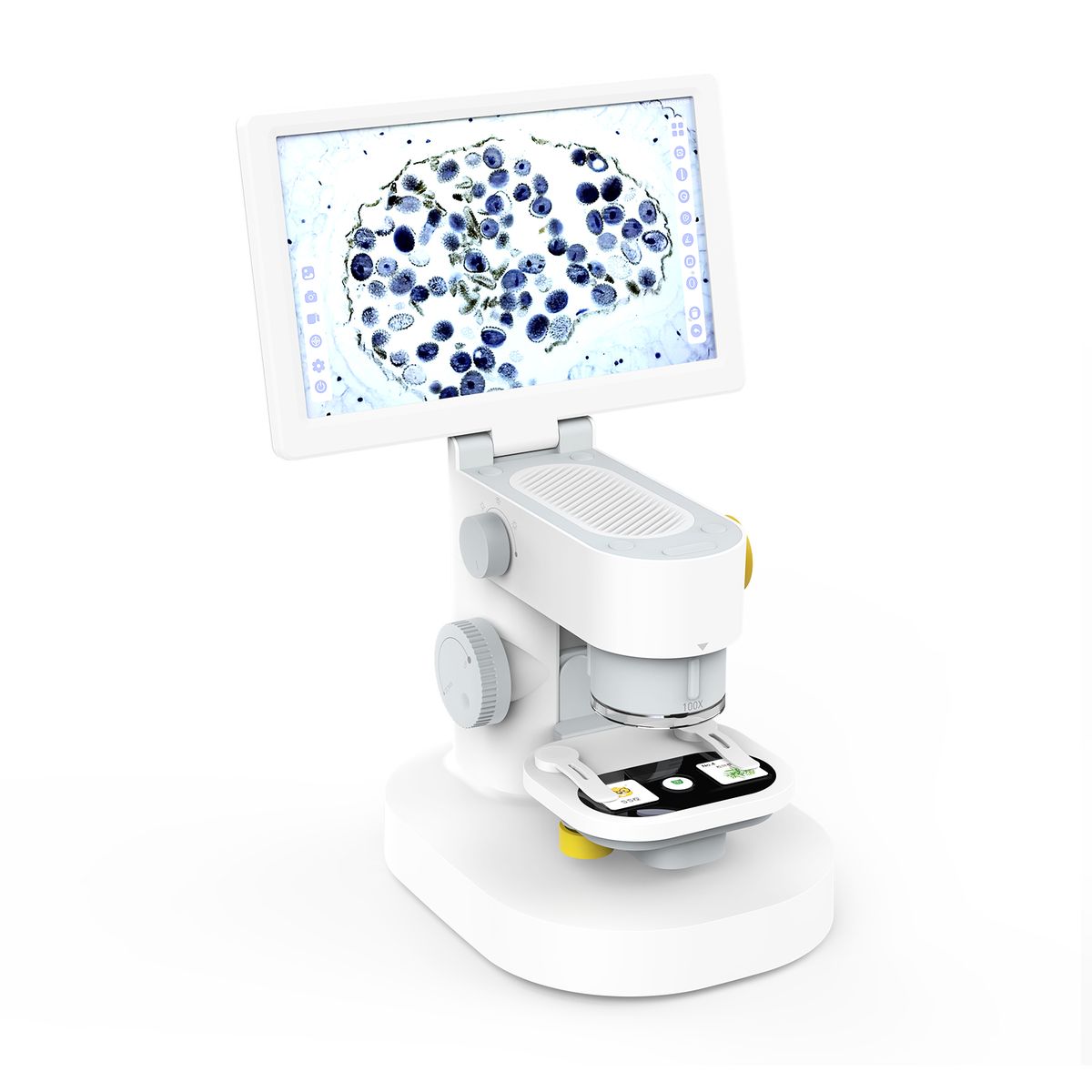Rechargeable Intelligent Microscope 1200X Optical