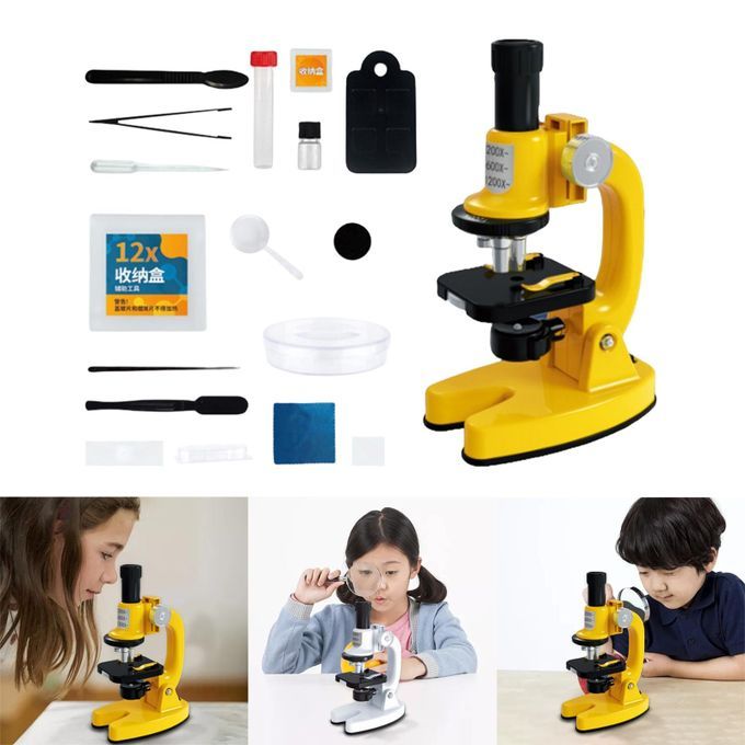 Students Microscope Toy Set Iological Microscope For Home School B