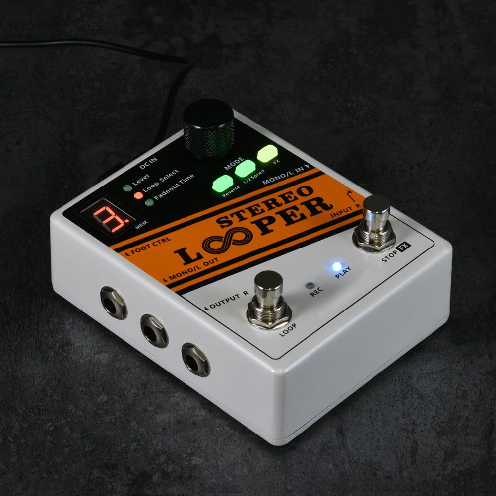 STEREO LOOPER Loop Record Guitar Effect Pedal 10